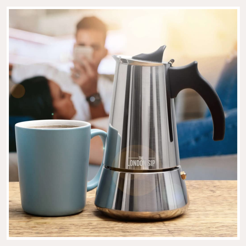 Stainless Steel Moka Pot — The Grateful Gourmet
